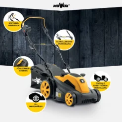 MOWOX Elektrorasenmäher EM 3414 P, 1400 W -Günstiges Laube Lust Geschäft 51b68d7325b6d365101b973c0ea83180