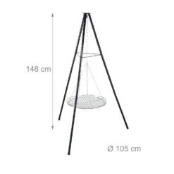 Relaxdays Schwenkgrill Mit Grillrost & Feuerschale -Günstiges Laube Lust Geschäft 522994da29d9cf16e58c0ee6c391073c