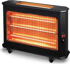 Kumtel Elektroheizung Bodenheizung Standgerät 2800W Rollbar KS-2710