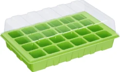 WELLGRO Gewächshaus Inkl. 12 Pflanzschilder - Für Bis Zu 24 Pflanzen - Ca. 38x24x12cm (LxBxH) Je Zimmergewächshaus, Kunststoff- Menge Wählbar, Stückzahl:2 Stück -Günstiges Laube Lust Geschäft 549b655451a0ecfdc1c6c4ae72440d6c