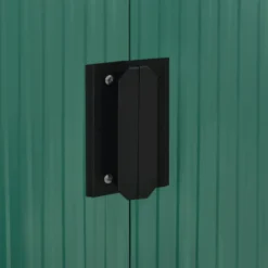 Juskys Metall Gerätehaus M Mit Pultdach, Schiebetür & Fundament - 4m³ - 213×130×173 Cm - Grün - Geräteschuppen Gartenhaus Garten Schuppen -Günstiges Laube Lust Geschäft 549d9ed1c169da8c00507b76d856cdf7