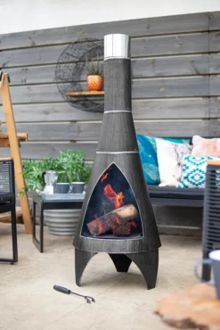 Buschbeck Gartenkamin Colorado 125 Silber-schwarz 90050.000 -Günstiges Laube Lust Geschäft 54ba8a126d72808c4fa42d1ddd8a78fb