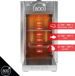 Intergrill "Pure" Steakgrill Gas Oberhitzegrill 800°C -Günstiges Laube Lust Geschäft 54dcefd6ffed50754baa0b2a71d9c3d0