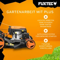 FUXTEC Benzin Rasenmäher FX-RM5196 Motormäher 196ccm GT Mäher Benzinmäher 6PS -Günstiges Laube Lust Geschäft 55a7be8f945eb5fa8a27ead4579501ab