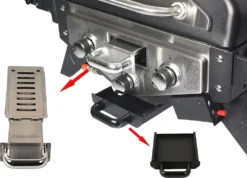 El Fuego Tischgasgrill Smoker "Medison" Silber Gasgrill/Grill/Steak/BBQ -Günstiges Laube Lust Geschäft 56399a937b4617dcc53ce459f568f539