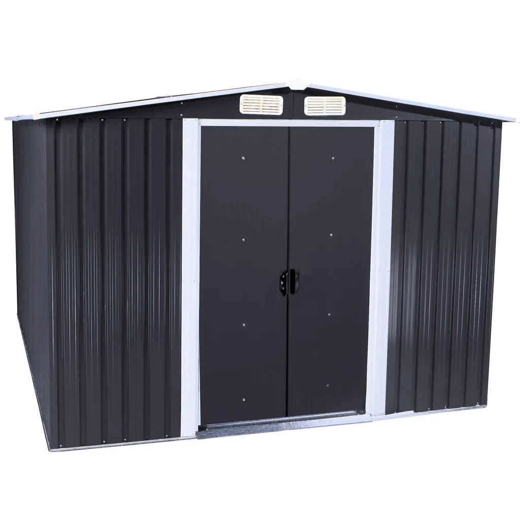 Zelsius Geräteschuppen Mit Schiebetür (B) 236 X (T) 174 X (H) 190 Cm | Anthrazit 3 Zelsius Geräteschuppen Mit Schiebetür (B) 236 X (T) 174 X (H) 190 Cm | Anthrazit
