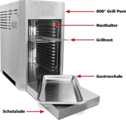 Intergrill "Pure" Steakgrill Gas Oberhitzegrill 800°C -Günstiges Laube Lust Geschäft 565a566ed9ab57c223965add1d315ee1