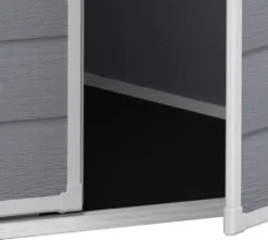 Keter Manor Pent Geräteschuppen B 183,5 X T 111 X H 200 Cm Gartenschuppen, Farbe Grau -Günstiges Laube Lust Geschäft 56bc425014b1028647ab2a94e04104f5