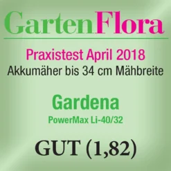 GARDENA Akku-Rasenmäher PowerMax Li-40/32 Ready-To-Use Set 05033-20 -Günstiges Laube Lust Geschäft 56df8f2430382056f8633800c5052c51