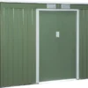 Outsunny Gerätehaus, Gartenhaus, Geräteschuppen Mit Schiebetür, Lüftungsfenster, Pultdach, Outdoor, Stahl, Hellgrün, 277 X 130 X 173 Cm -Günstiges Laube Lust Geschäft 57f6272e29f0097fd1cbce3dfed83813