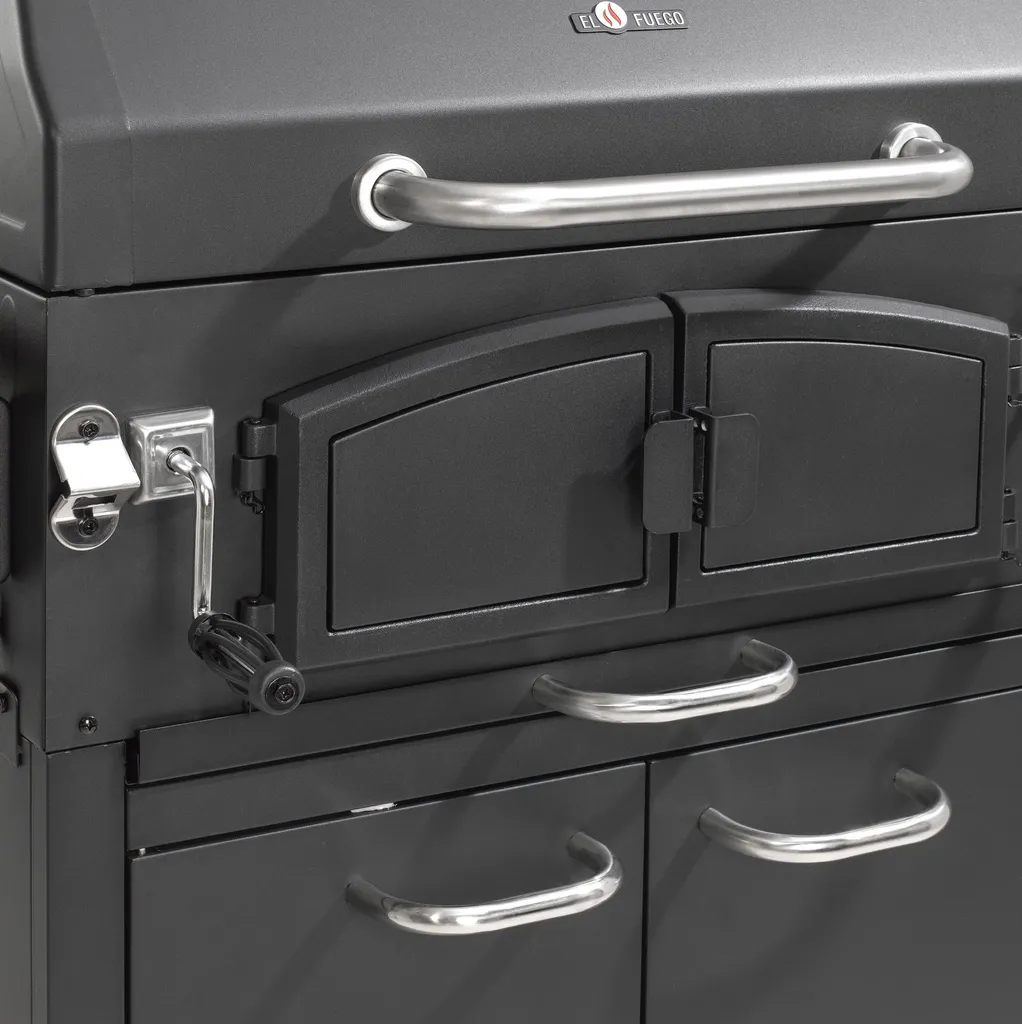 El Fuego Holzkohlegrill Grand Ontario Grillfläche 81x46cm 15 El Fuego Holzkohlegrill Grand Ontario Grillfläche 81x46cm – Bild 13