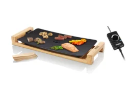 Princess 103026 Table Chef Pure Black, Arbeitsfläche, Aluminium, Bambus, Schwarz, Aluminium, Bambus, 500 X 250 Mm, 6 Person(en) -Günstiges Laube Lust Geschäft 5aa354efc18cbbbe8f80bc79f75ca633