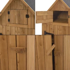 Geräteschrank Ottrott Kaminholzlager Brennholzregal Gartenschrank Geräteschuppen Werkzeugschrank Gerätehaus 179x77x54cm Tannenholz Bitumendach -Günstiges Laube Lust Geschäft 5aabdded19eb727de0f4bd973bd032de