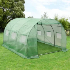 Gewächshaustunnel Dornbirn 300x300x200cm Treibhaus PE-Gitterfolie Grün -Günstiges Laube Lust Geschäft 5bdb76ea846a22bf924820e9901c7ba0