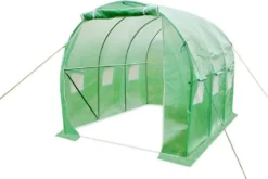 Foliengewächshaus Tomatengewächshaus Treibhaus Folientunnel Frühbeet Mit Fenster Grün 200 X200x200 Cm 10022, Größe:2x2x2m -Günstiges Laube Lust Geschäft 5c5000f7ac53bedcf7e2ec197970df8f