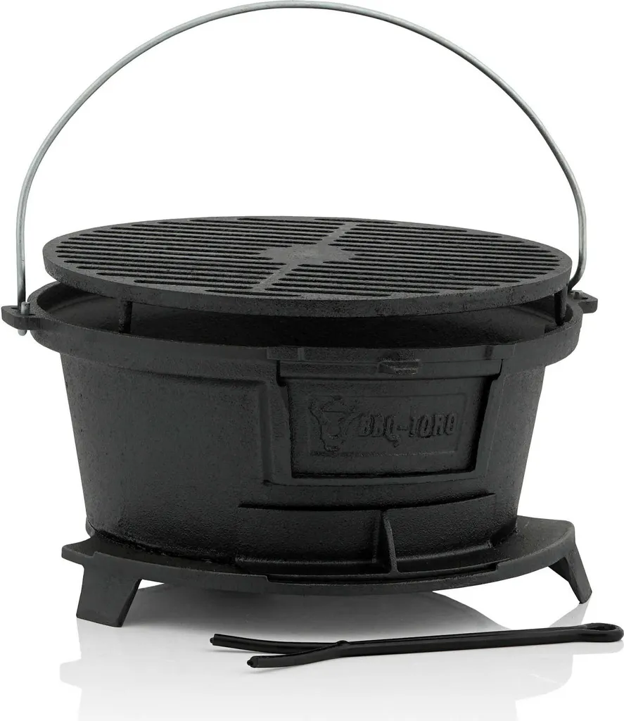 BBQ-Toro Gusseisen Grilltopf Mit Grillrost | 43 X 42 X 21,5 Cm | Hibachi Style 3 BBQ-Toro Gusseisen Grilltopf Mit Grillrost | 43 X 42 X 21,5 Cm | Hibachi Style