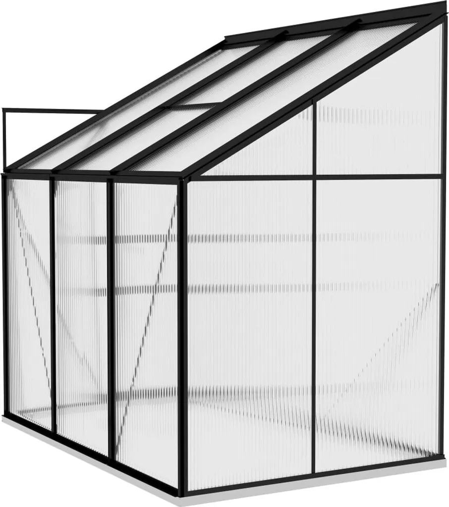 VidaXL Gewächshaus Anthrazit Aluminium 3,97 M³ 8 VidaXL Gewächshaus Anthrazit Aluminium 3,97 M³ – Bild 6