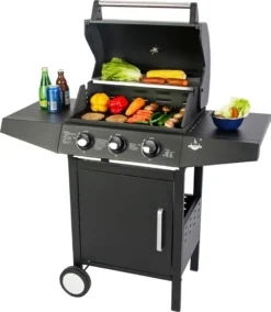 Gasgrill "San Angelo" 3-Brenner -Günstiges Laube Lust Geschäft 5d04a80f4433725b0e88450154b7259c