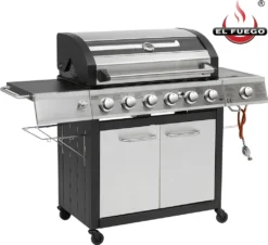 Edelstahl-Gasgrill "Long Beach" 6 +1 Brenner -Günstiges Laube Lust Geschäft 5db2a2438d8d0353b60dc01371b30db8