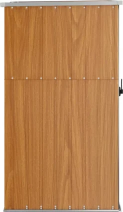 VidaXL Gerätehaus Braun 88x89x161 Cm Verzinkter Stahl -Günstiges Laube Lust Geschäft 5dea26e83af087a342c93f8812a40b79