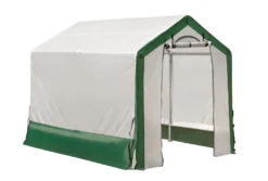 ShelterLogic Foliengewächshaus 180 X 240 Cm Weiß / Grün 4,32 M²