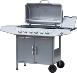 El Fuego Gasgrill / Grillwagen Dayton 6+1 Silber Grillfläche 69x35cm 16 El Fuego Gasgrill / Grillwagen Dayton 6+1 Silber Grillfläche 69x35cm -Günstiges Laube Lust Geschäft 5ec4b85c01a0ffd15238ea42fb218b95