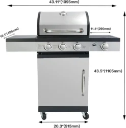 El Fuego® Gasgrill "San Antonio 3+1" 17 El Fuego® Gasgrill "San Antonio 3+1" -Günstiges Laube Lust Geschäft 5ec5e43b5922ff76e5f2109ced7e4d8d