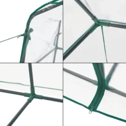 Gewächshaus Hoorn Mit Ablagen 140 X 73 X 195 Cm Foliengewächshaus Mit Reißverschluss Treibhaus Pflanzhaus Stahlrahmen Transparent -Günstiges Laube Lust Geschäft 5fad284732c4dd54f1a7119860adebd7