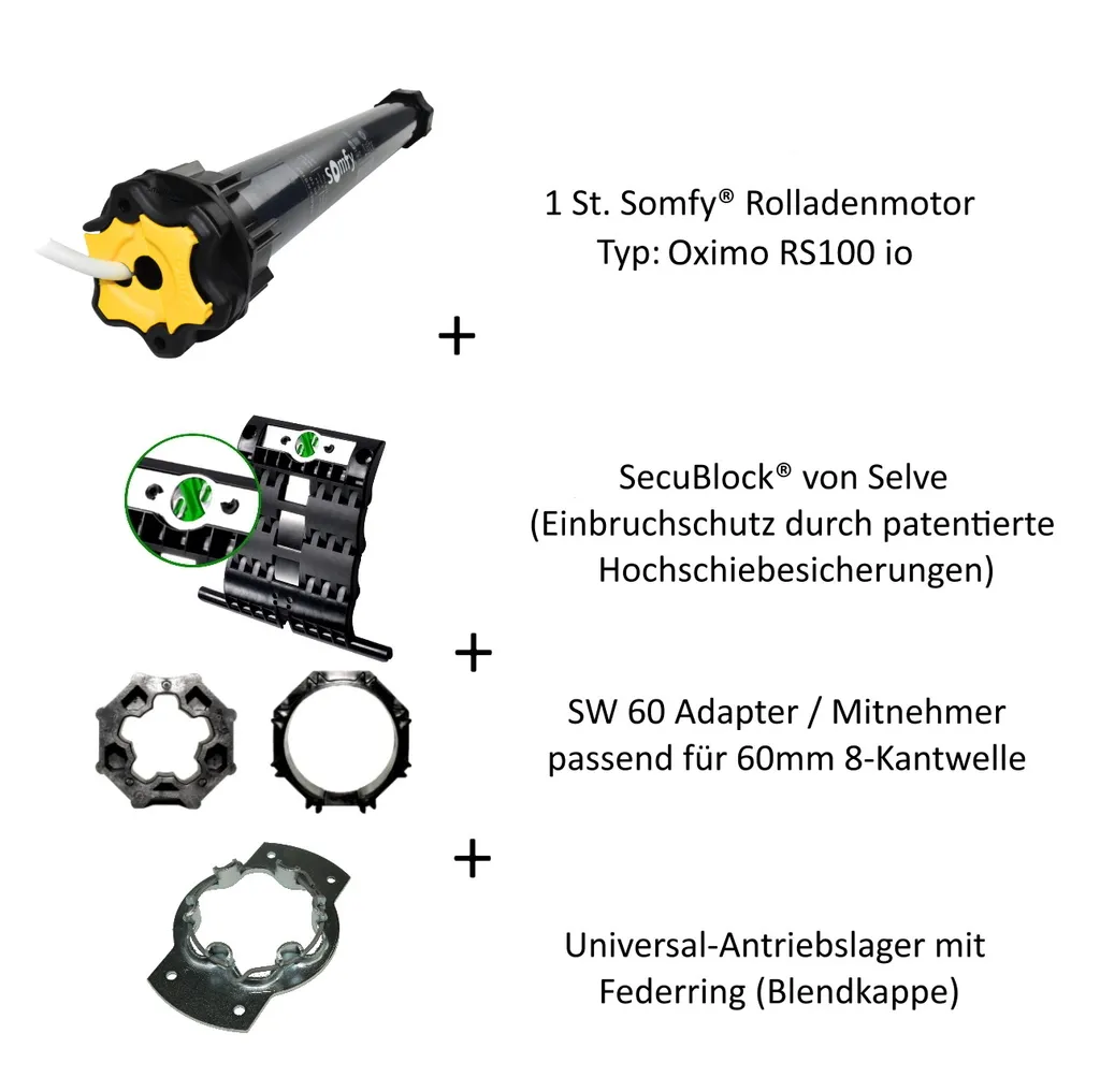 Somfy RS100 Io 6/17 (bis 2 6 M²) Premium Plus Set - Smart Home 4 Somfy RS100 Io 6/17 (bis 2 6 M²) Premium Plus Set - Smart Home – Bild 2
