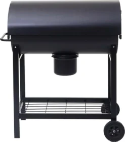 Grillwagen HWC-F70, Holzkohlegrill Standgrill Gartengrill Mit Deckel Ablage, Stahl 103x93x70cm Schwarz -Günstiges Laube Lust Geschäft 5ffa7c0a61a08ec2340b136cb6a301bf 1
