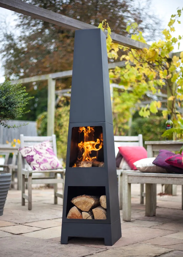 Buschbeck Gartenkamin Malmo Schwarz 90146.000 4 Buschbeck Gartenkamin Malmo Schwarz 90146.000 – Bild 2
