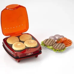 Ariete Party Time Hamburger Maker, Rot -Günstiges Laube Lust Geschäft 608c3d2ec946bea90cdab6f7de1093db