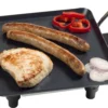 Bestron Elektrischer Tischgrill, Kleine Plancha-/Teppanyaki-Grillplatte Mit Antihaftbeschichtung, Grillspaß Für Bis Zu 2 Personen, 1.000 Watt, Farbe; Schwarz