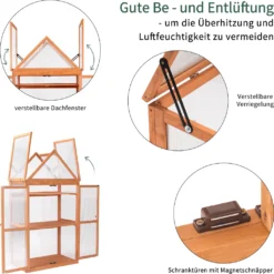 MCombo 3 Etage Gewächenhaus Pflanzschrank Treibhaus Höheverstellbar Holz 0800 21 MCombo 3 Etage Gewächenhaus Pflanzschrank Treibhaus Höheverstellbar Holz 0800 -Günstiges Laube Lust Geschäft 61275394a84304c9fed53010f6631cf0