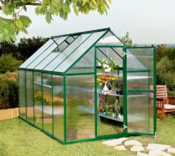 PALRAM-Mythos 6x10 Gewächshaus-grün/transparent-7172 -Günstiges Laube Lust Geschäft 614f382d273e3ce824255fbbe44abb0c