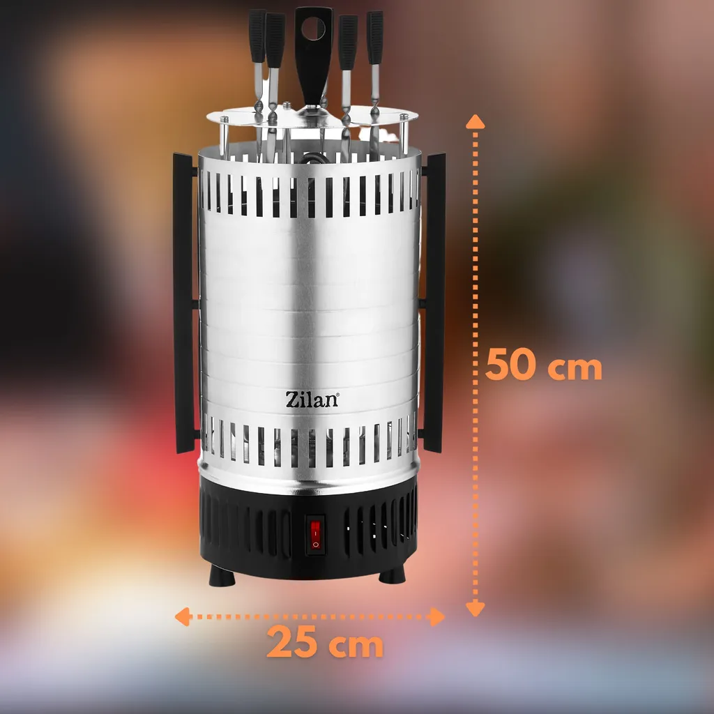 Zilan Kebap Maker | Schaschlikspieß Maker | Schaschlik Grill | Kebap Grill | 5 Spieße | Fettauffangschale 7 Zilan Kebap Maker | Schaschlikspieß Maker | Schaschlik Grill | Kebap Grill | 5 Spieße | Fettauffangschale – Bild 5