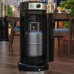 FINA | Gasheizstrahler | 1,8m | Schwarz | 11kW | Heizpilz, Terrassenheizstrahler, Terrassenheizer, Heizstrahler Gas -Günstiges Laube Lust Geschäft 61bb4afba041c162d9de76b1df7029aa