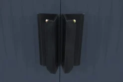 COSTWAY Metall Gerätehaus Mit Satteldach Fundament & Schiebetür 277x191x192cm Geräteschuppen Gartenhaus Metallschuppen Dunkelgrau 9 COSTWAY Metall Gerätehaus Mit Satteldach Fundament & Schiebetür 277x191x192cm Geräteschuppen Gartenhaus Metallschuppen Dunkelgrau -Günstiges Laube Lust Geschäft 625554aaf741bfef315162f9fe112b3f