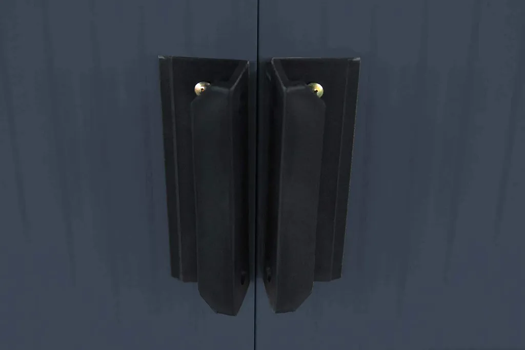 COSTWAY Metall Gerätehaus Mit Satteldach Fundament & Schiebetür 277x191x192cm Geräteschuppen Gartenhaus Metallschuppen Dunkelgrau 5 COSTWAY Metall Gerätehaus Mit Satteldach Fundament & Schiebetür 277x191x192cm Geräteschuppen Gartenhaus Metallschuppen Dunkelgrau – Bild 3