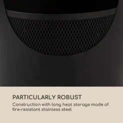 Verdon Gartenkamin Stahl Rostfrei Feuerresistent Schwarz -Günstiges Laube Lust Geschäft 627dbf53a97ee16f0a65065276fb87d9