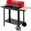 Tectake Holzkohlegrill Grillwagen - Schwarz/rot -Günstiges Laube Lust Geschäft 6333396f40d9aeabd3cd7fe50a24e405