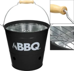 ECD Germany Grilleimer Ø 25cm Mit Grillrost Und Tragegriff, Eimergrill Aus Edelstahl In Matt Schwarz, Minigrill Mit Belüftung, Campinggrill Holzkohlegrill BBQ Grill Picknickgrill Grillkübel Feuerkübel 13 ECD Germany Grilleimer Ø 25cm Mit Grillrost Und Tragegriff, Eimergrill Aus Edelstahl In Matt Schwarz, Minigrill Mit Belüftung, Campinggrill Holzkohlegrill BBQ Grill Picknickgrill Grillkübel Feuerkübel -Günstiges Laube Lust Geschäft 65860fb22b560fa3e0e64215196c0843