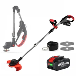 4000W Bürstenlos Elektrorasenmäher Garten Rasenmäher Mit 1 Akku