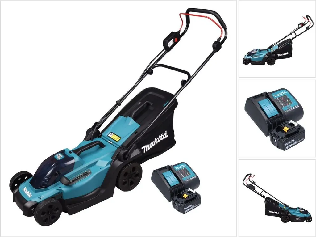 Makita DLM330SM - Akku Rasenmäher - Schwarz/blau 5 Makita DLM330SM - Akku Rasenmäher - Schwarz/blau – Bild 3