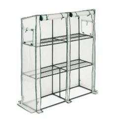 Relaxdays Foliengewächshaus Mit Ablagen