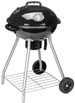 BBQ Kugelgrill Holzkohlegrill Auf Rädern Mit Deckel 45 Cm Ø