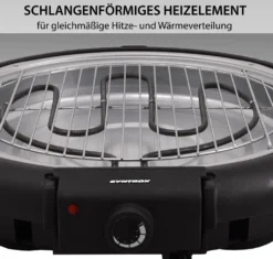 Syntrox STG-1600W 2in1 Elektrogrill Barbecue BBQ Standgrill Grill -Günstiges Laube Lust Geschäft 677c9773b42699710e1dc07df4693536