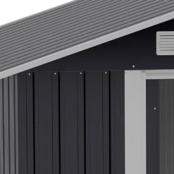 Outsunny Gerätehaus Mit 2 Schiebetüren Metall Gartenhaus 2,6 M² Geräteschuppen Verzinkter Stahl Dunkelgrau 195,5 X 153 X 188 Cm 16 Outsunny Gerätehaus Mit 2 Schiebetüren Metall Gartenhaus 2,6 M² Geräteschuppen Verzinkter Stahl Dunkelgrau 195,5 X 153 X 188 Cm -Günstiges Laube Lust Geschäft 6788562f635022d02c91f715d140cf2e