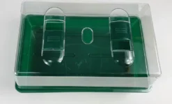 Mini Treibhaus Gewächshaus Anzucht Zimmergewächshaus Kunststoff Dunkelgrün 38x24x18 Cm -Günstiges Laube Lust Geschäft 67a5f04a2a18f72417a22b635c74aa7c