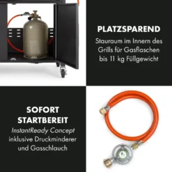 Klarstein Gasgrill Und Pizzaofen, Seitenbrenner Gasgrill Mit 6 Brenner, 20,5kW Edelstahl-Gasgrill, BBQ Gasgrill Für Balkon & Garten, Grill Für Propan, Gasgrills Mit Pizzastein & Thermometer 18 Klarstein Gasgrill Und Pizzaofen, Seitenbrenner Gasgrill Mit 6 Brenner, 20,5kW Edelstahl-Gasgrill, BBQ Gasgrill Für Balkon & Garten, Grill Für Propan, Gasgrills Mit Pizzastein & Thermometer -Günstiges Laube Lust Geschäft 696a6dda8e3809b50372328f718e70ee